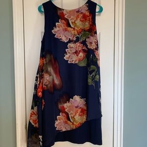 Floral Asymmetrical Dress